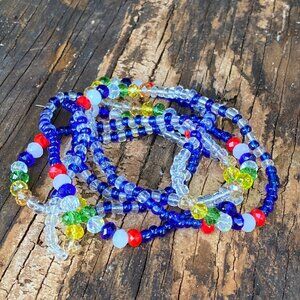 Orishas Olokun Collar Eleke, Ifa Yoruba Santeria, Olokun Necklace, Olokun Eleke